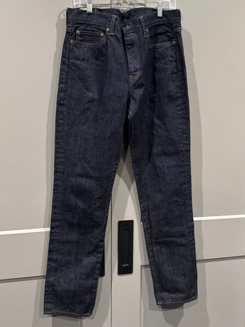 J.Crew 770 Kaihara Selvedge Denim Jeans Japanese Mens Size 33x34 Raw Indigo